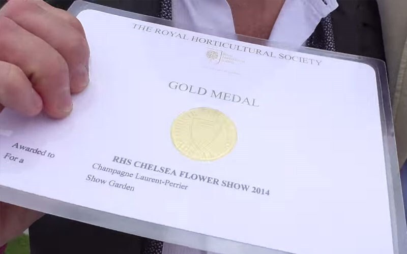 The Laurent Perrier Garden wins Best in Show at the Chelsea Flower Show 2014