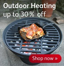 Sale - outdoor heating up to 30% off