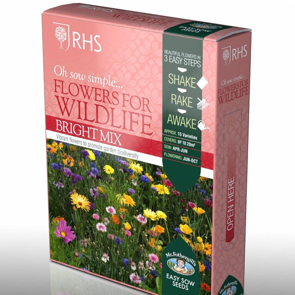 Shake and sow - Flowers for wildlife - bright mix