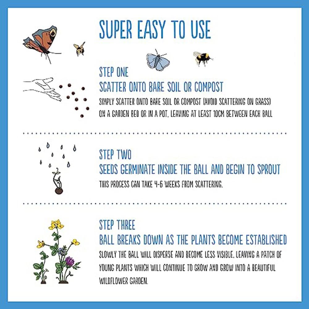 Seedballs for butterflies