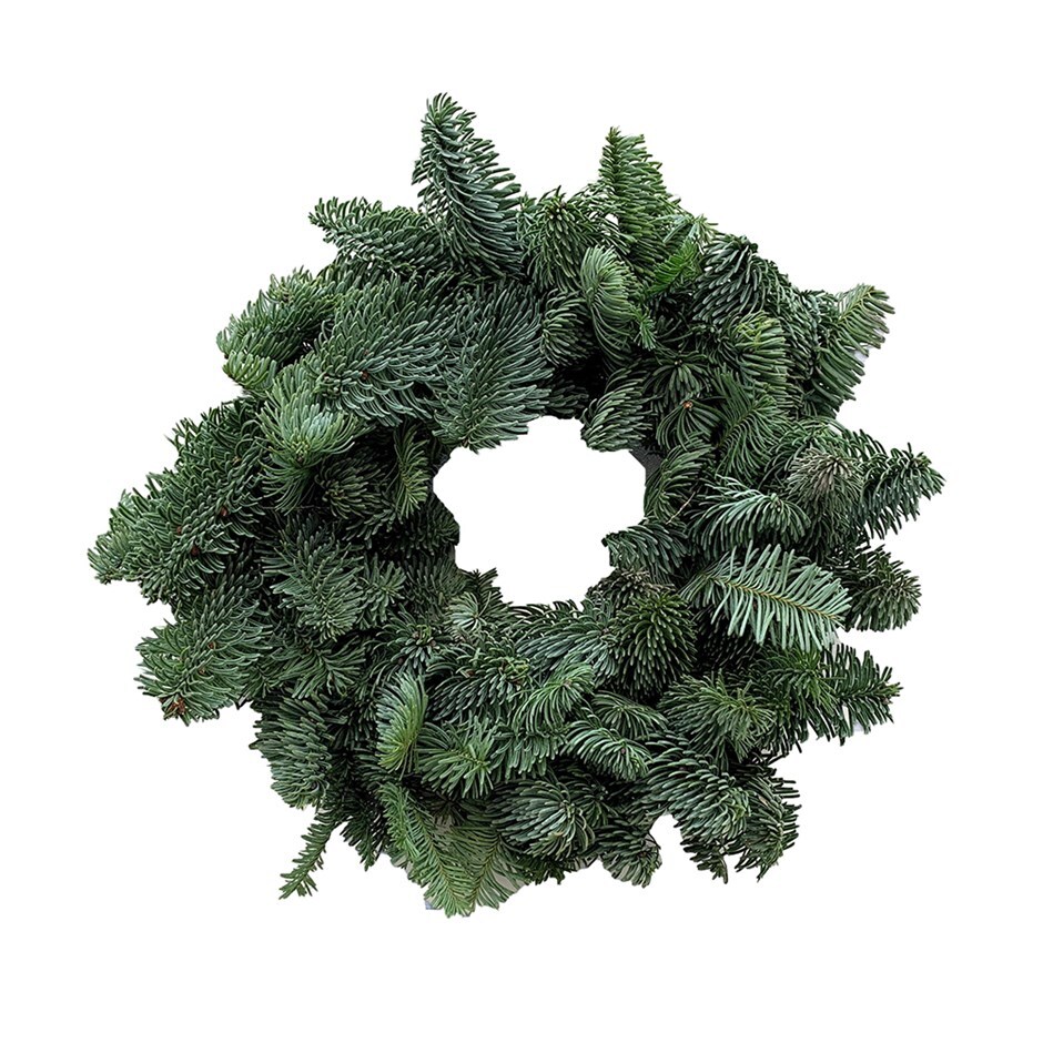 Plain wreath - made with fresh foliage
