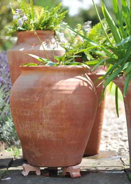 Terracotta pot feet - set of 3