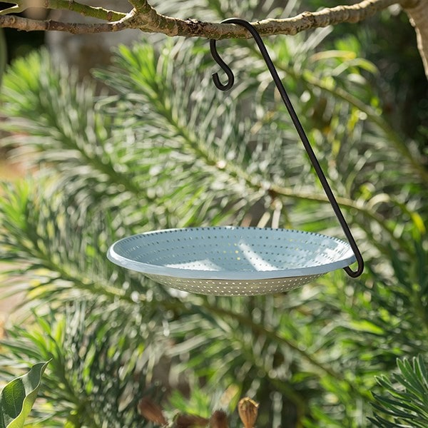 Hanging bird bowl set - Crocus green