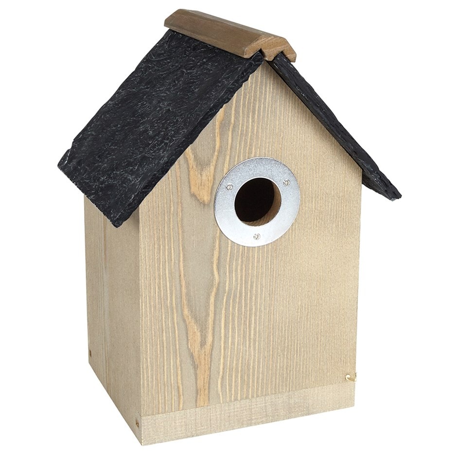 Buy Bird box with slate effect roof Delivery by Waitrose Garden in