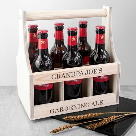 Personalised garden beer trug