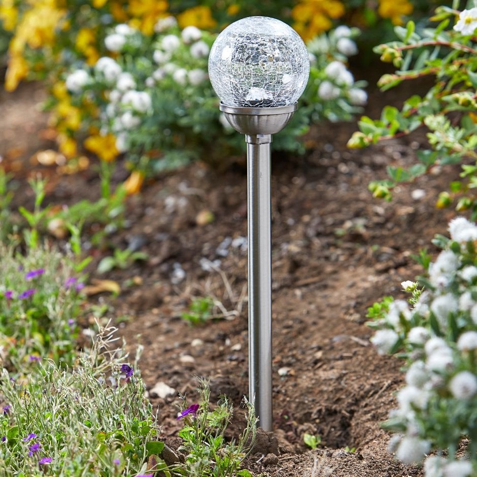 Solar classic majestic stainless steel lights - set of 5