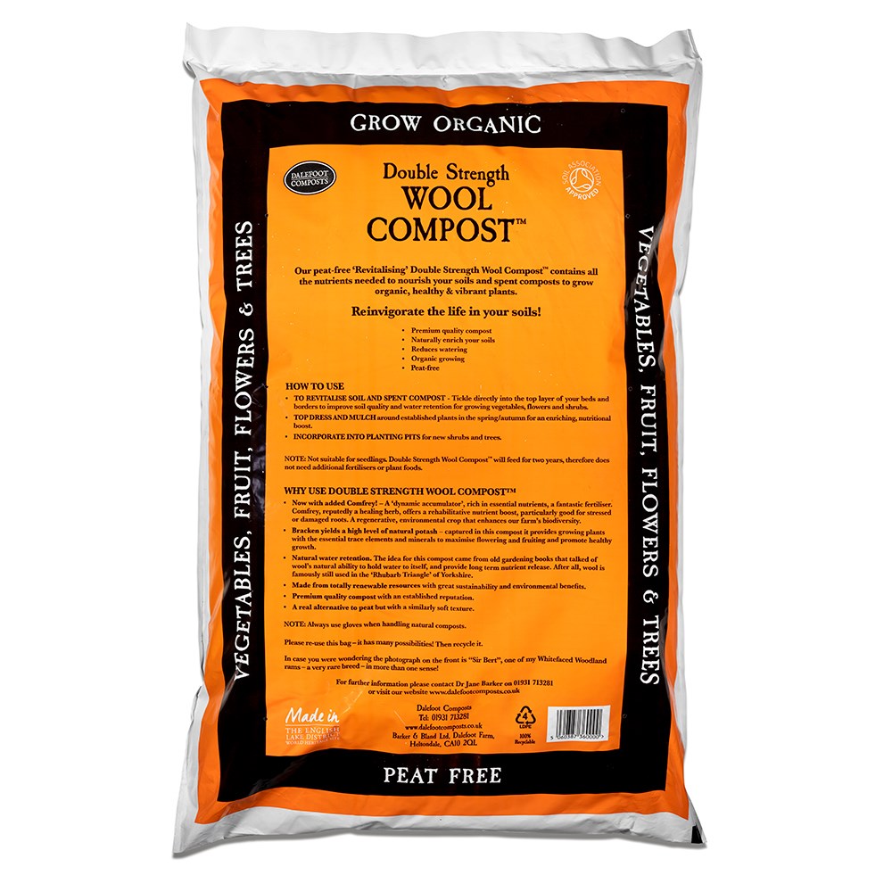 Double strength peat-free wool compost