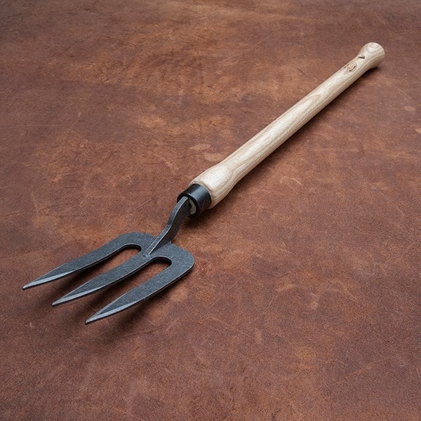 DeWit hand fork - ash drop grip handle