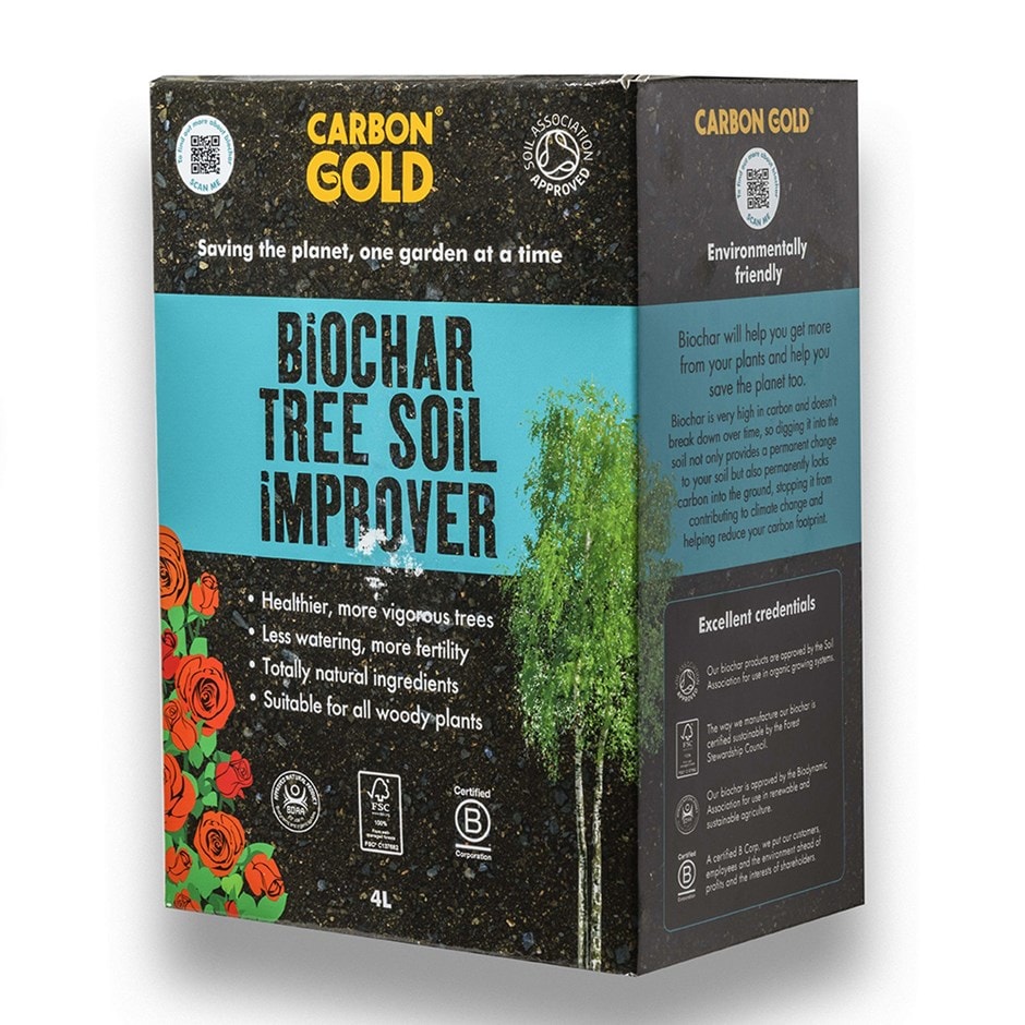 Carbon Gold biochar tree soil improver - 4 litres