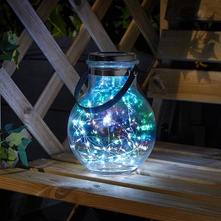 Firefly opal lanterns - set of 2