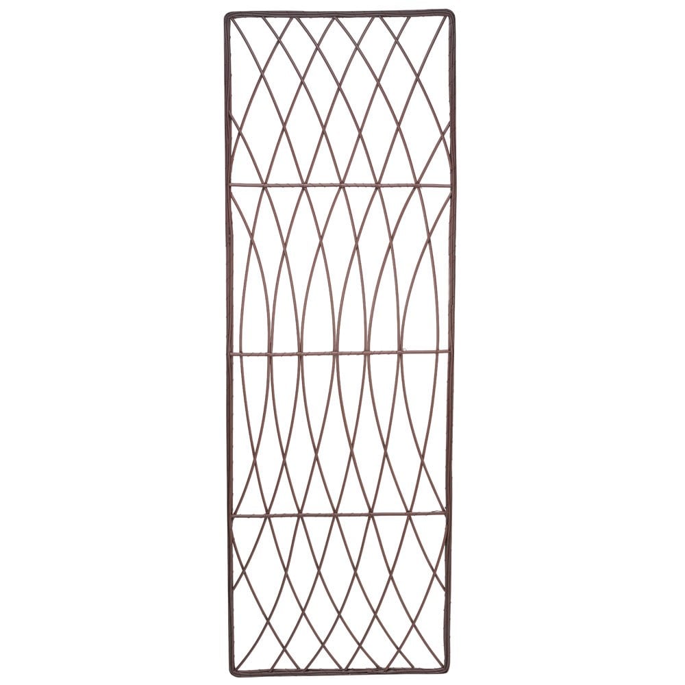 Rot-proof faux willow trellis - natural 