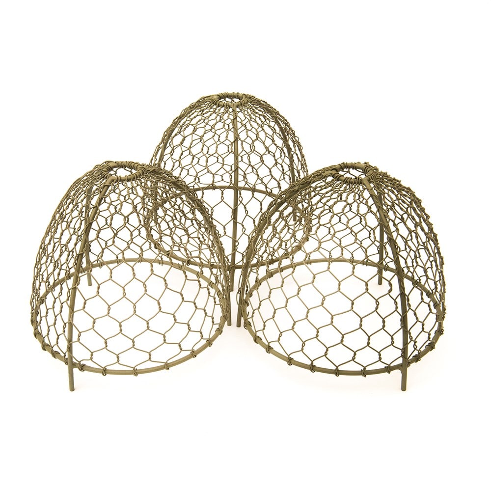 Small wire cloches - set of 3