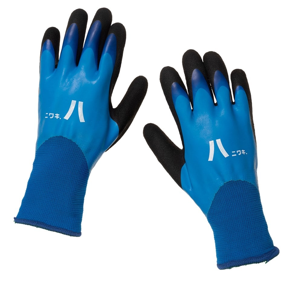 Niwaki fleece lined rubber coated gardening gloves