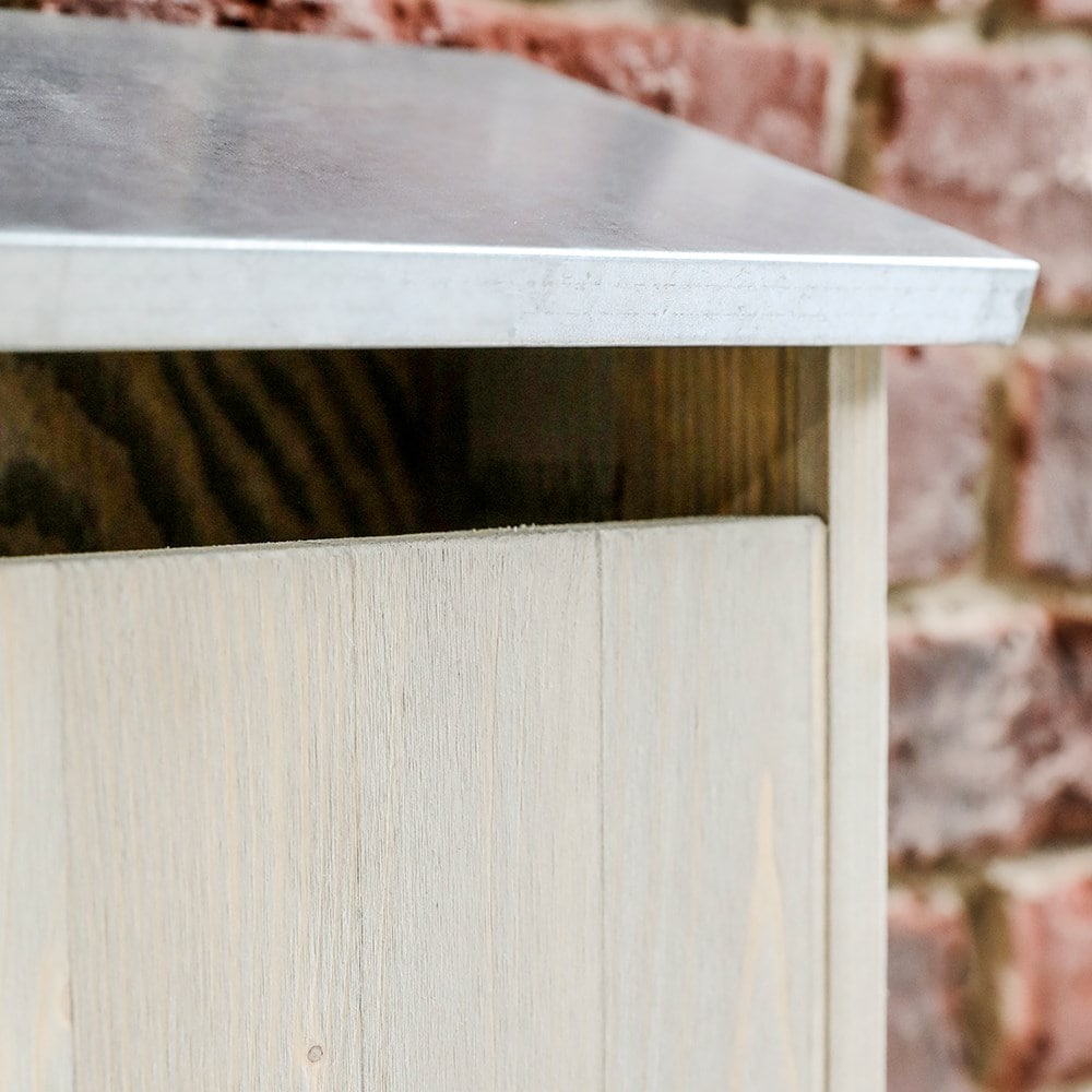Wooden post box