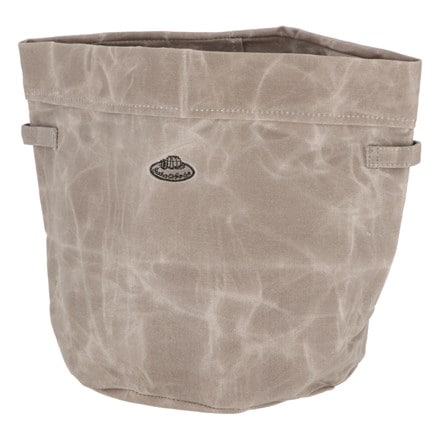 Waxed canvas storage bag - grey