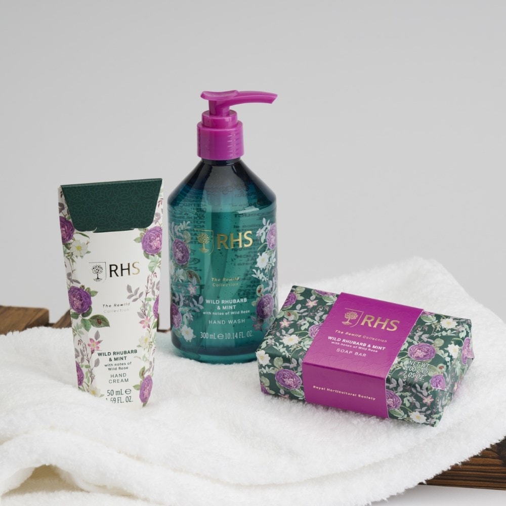 RHS Rhubarb & mint hand cream RHS Rhubarb & mint hand cream