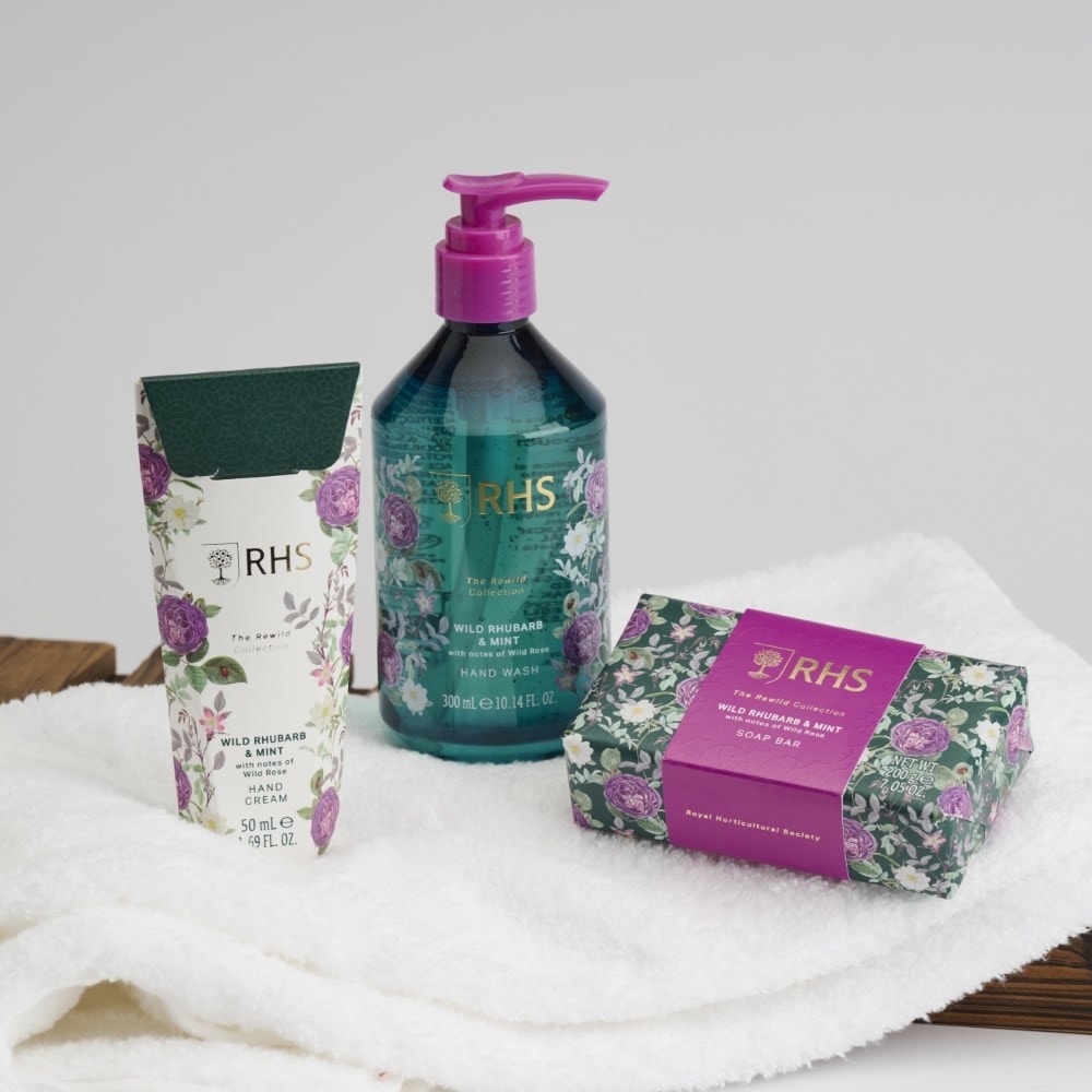 RHS Rhubarb & mint hand wash RHS Rhubarb & mint hand wash