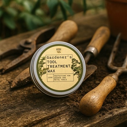 Gardener's tool treatment wax