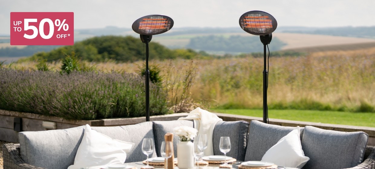 Up to 50% off Outdoor Heating