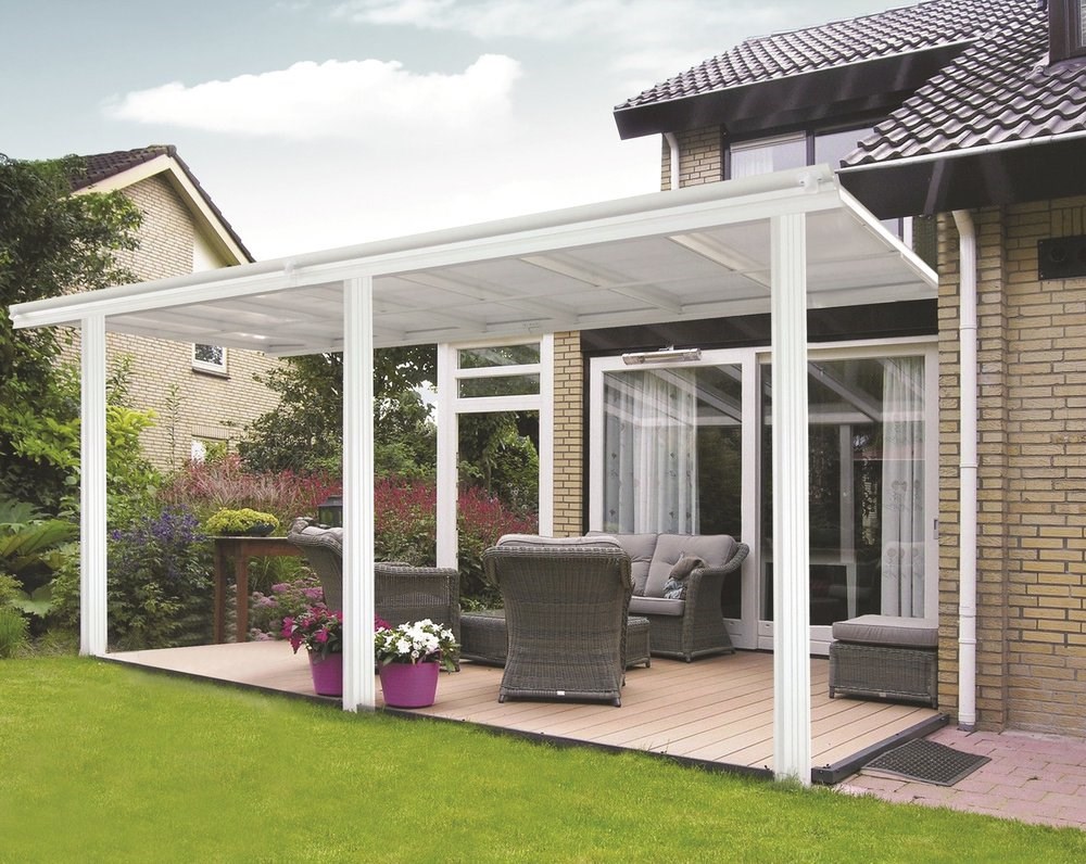10ft x 10ft White Veranda Garden Canopy - Primrose™