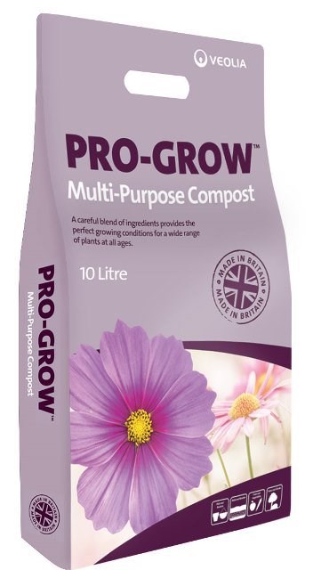 10LTR Pro-Grow Multi Purpose Compost - Peat Free