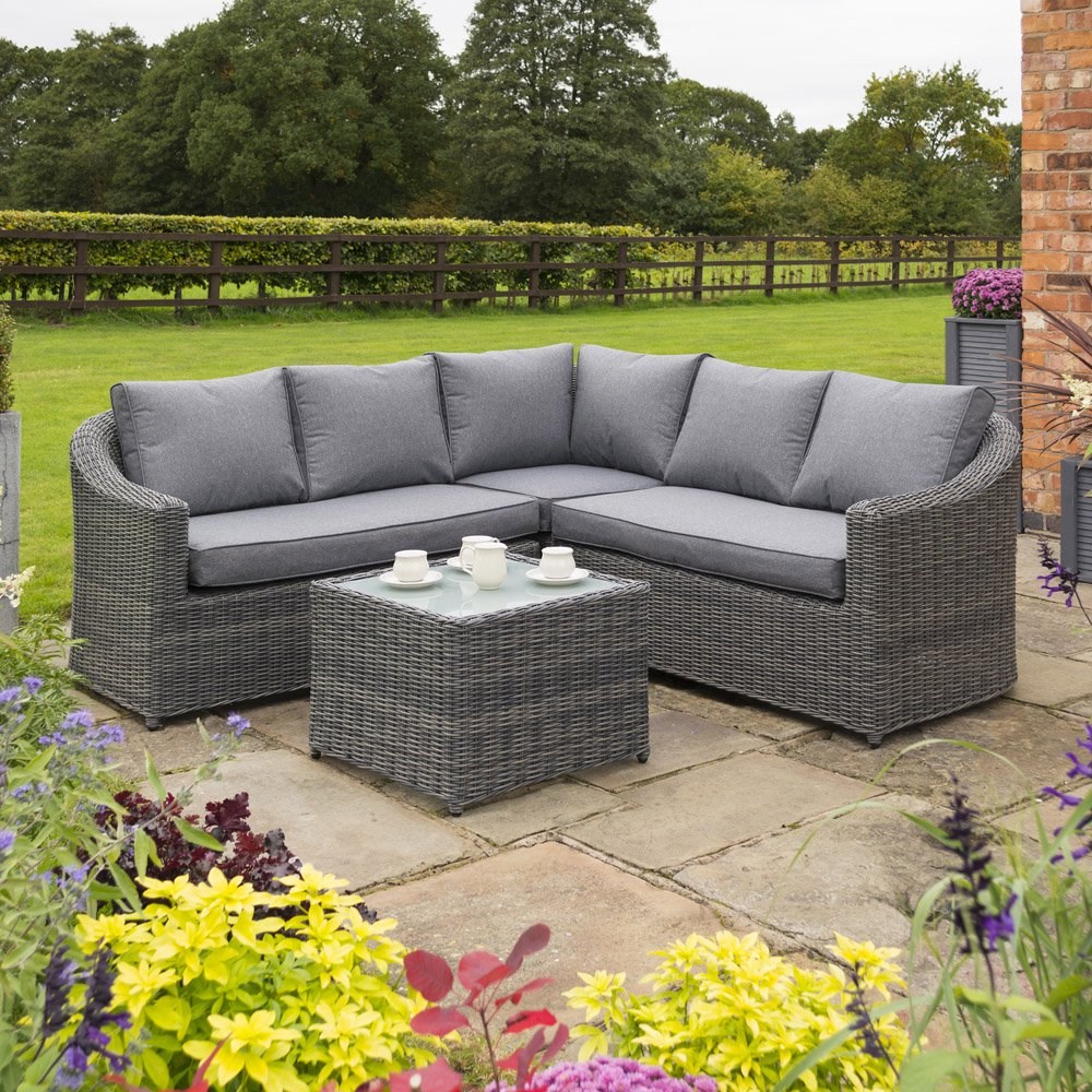 Bunbury Rattan Corner Sofa Set