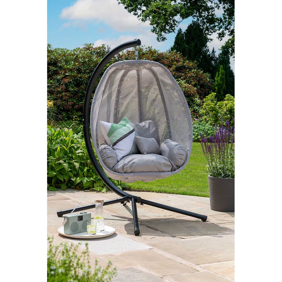 Folding Textilene Swing Chair
