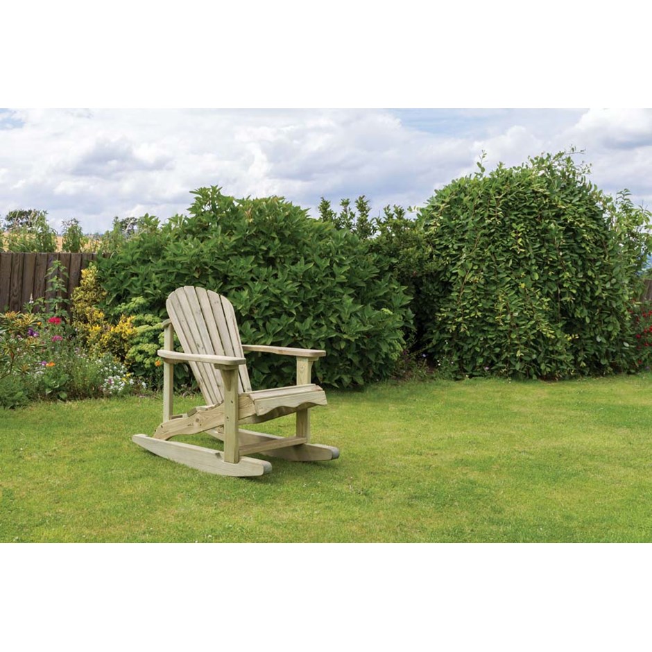 Wooden Lily Rocking Chair