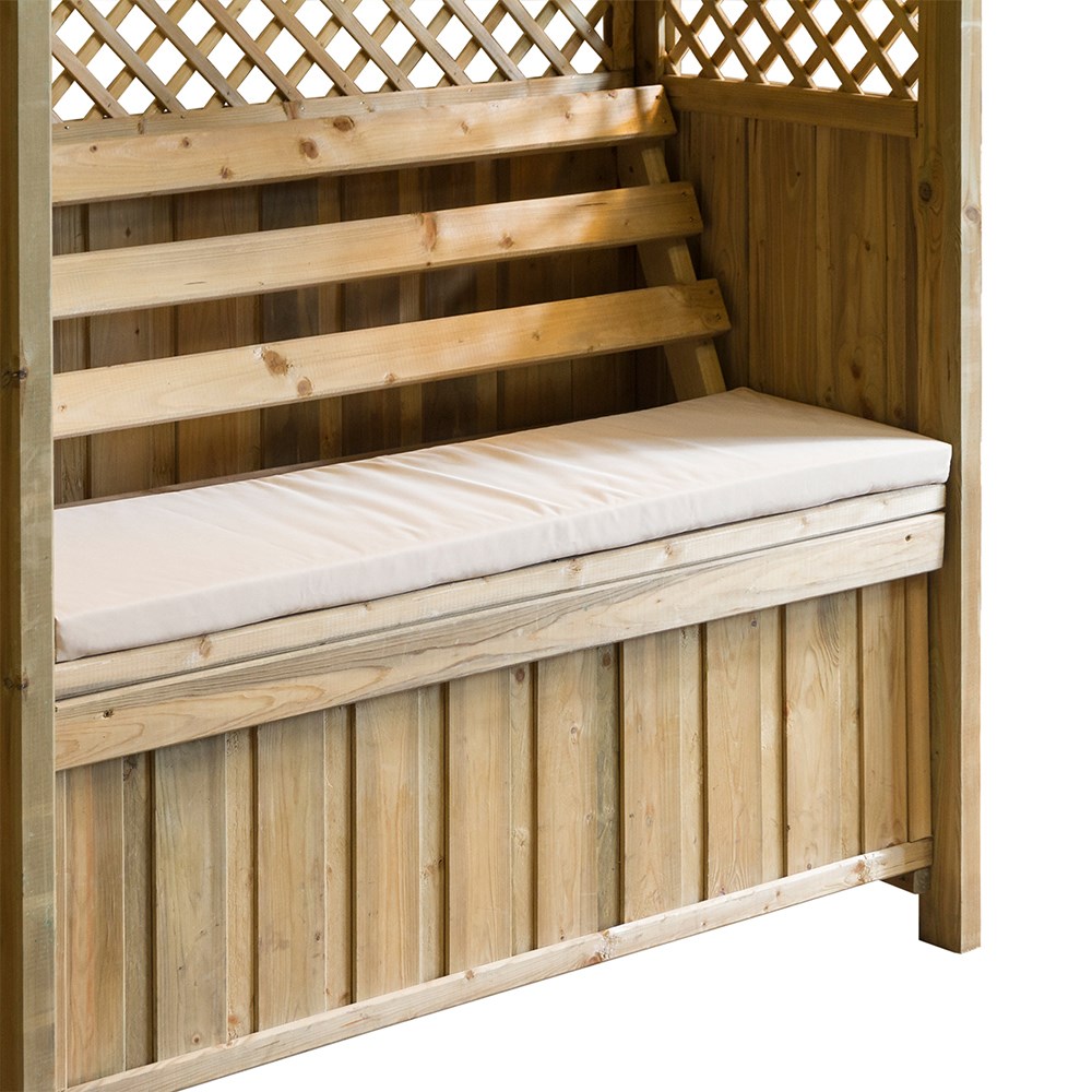 Norfolk Arbour With Storage Box & Pad