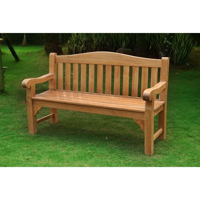 Oxford Three Seater Teak Garden Bench