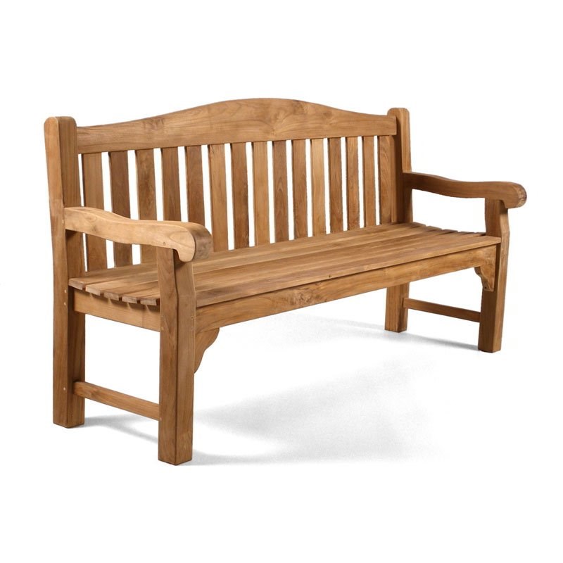 Oxford 4 seat Teak Bench 180cm (5ft 11in)