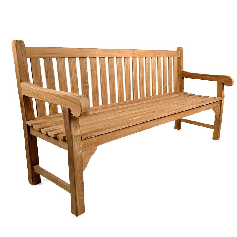 Queensbury 4 seat Teak Bench 180cm (5ft 11in)