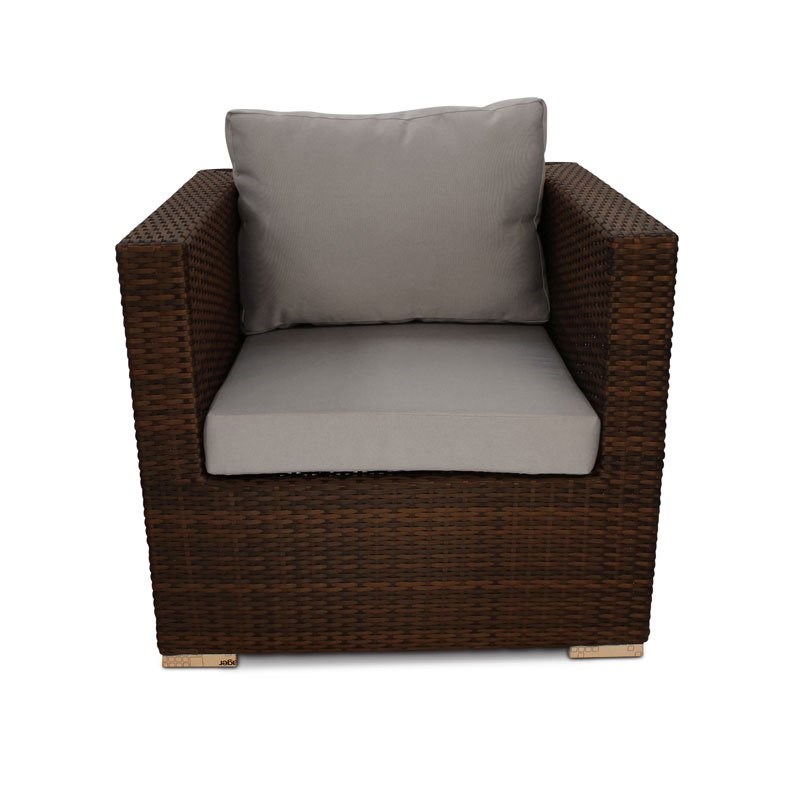 Denby Rattan Armchair With Cushions