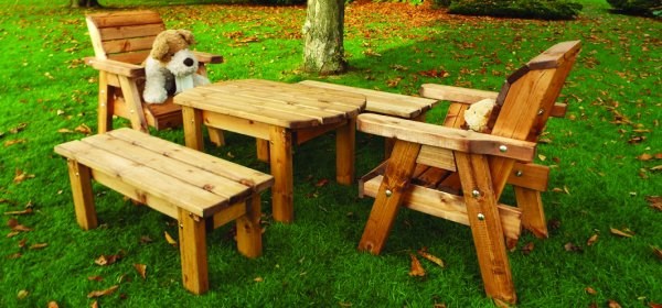 Deluxe Children's Wooden Table Set