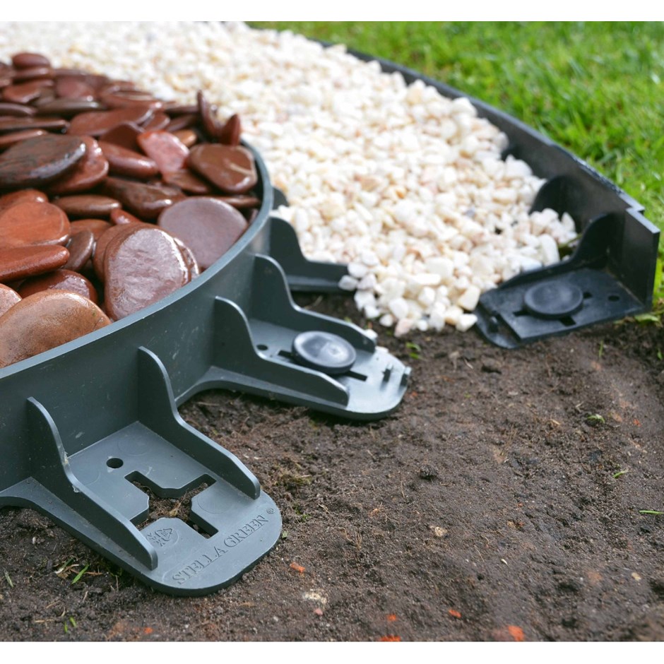 Green Flexible Recylced Garden Edging