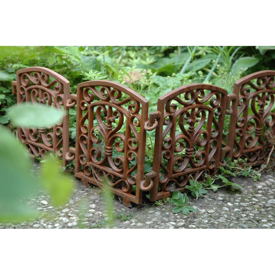 Bronze Scroll Connectable Garden Edging
