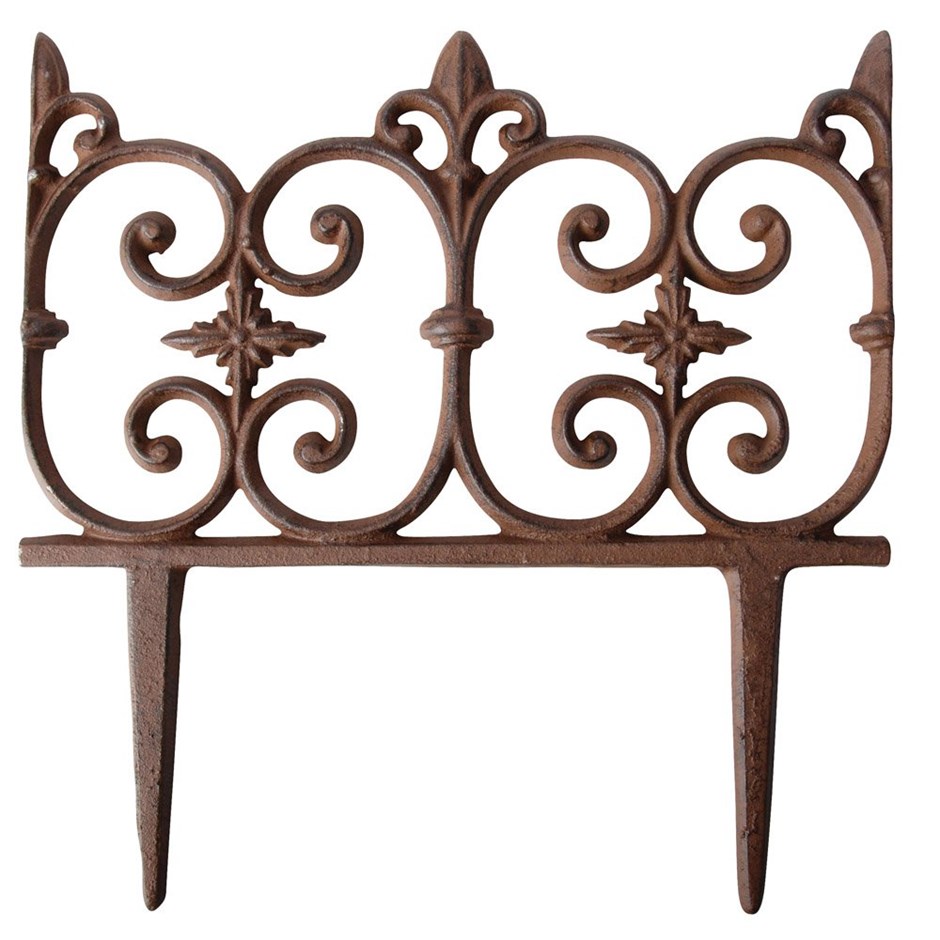 Bronze Scroll Garden Edging