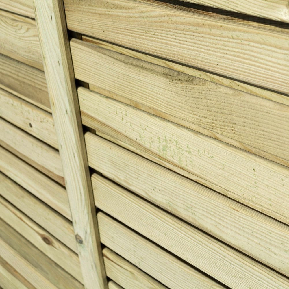 Cheshire Contemporary Fence Panel 1.83m x 1.5m (6ft x 5ft) | Rowlinson®