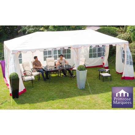 3m x 6m Clarendon Party Tent with Side Walls - by Primrose™
