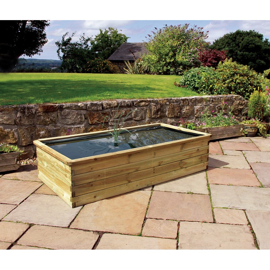 Wooden Aquatic Planter