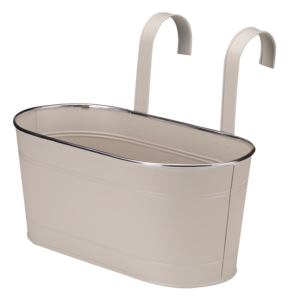 Ivory Fence & Balcony Hanging Planter