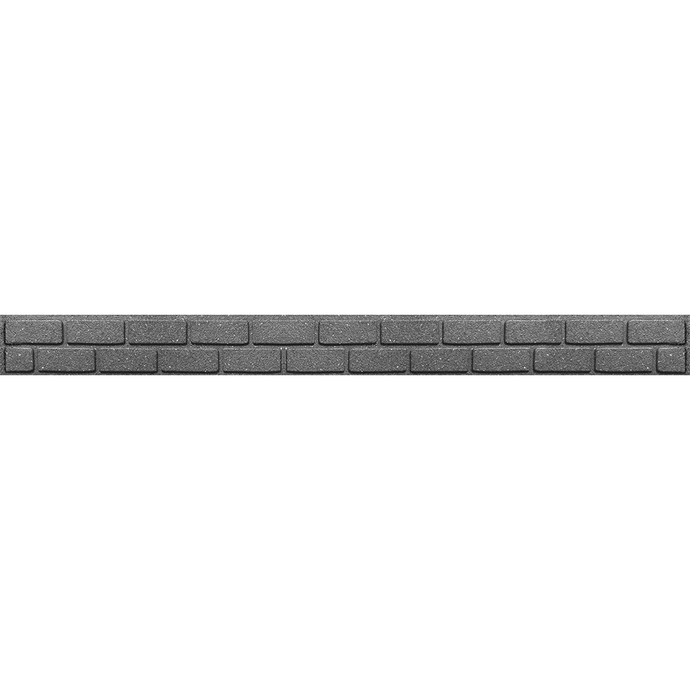 Ultra Curve Grey Border Brick Recycled Flexible Garden Edging