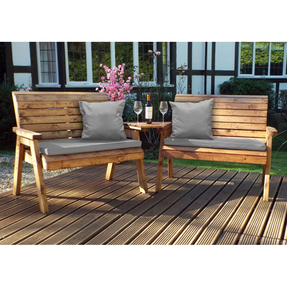 Angled Three Seater Companion Set