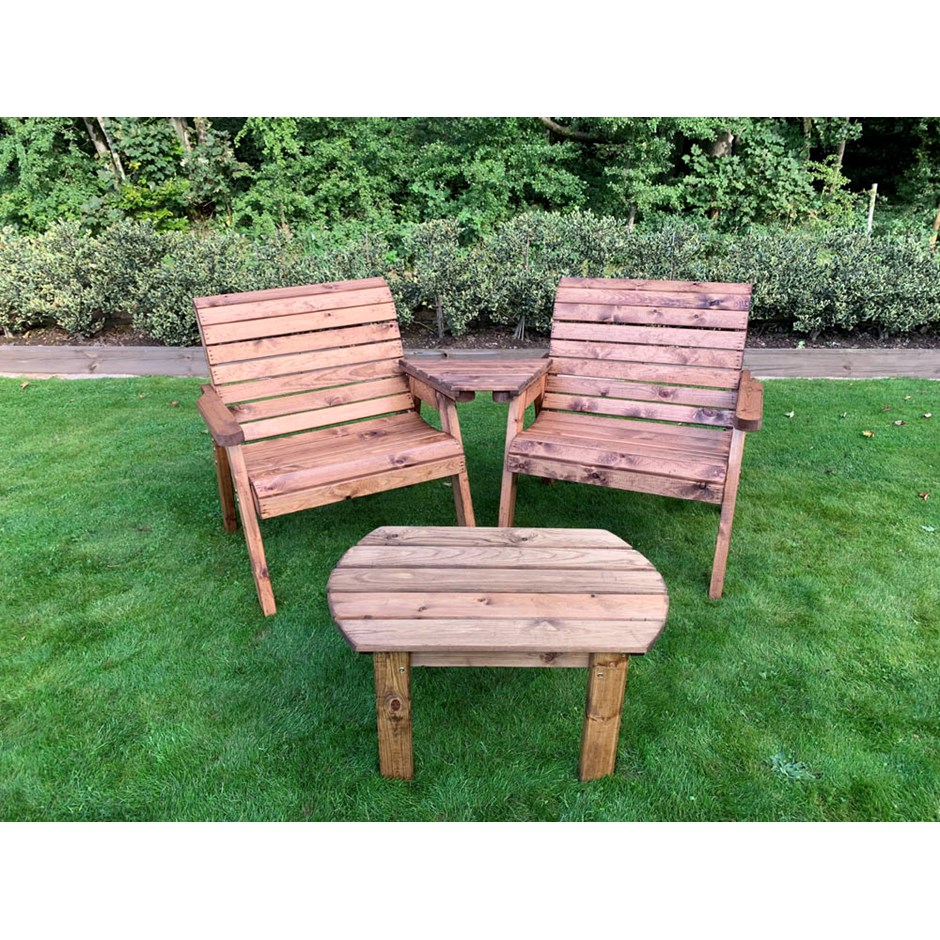 Grand Twin Set Angled & Coffee Table