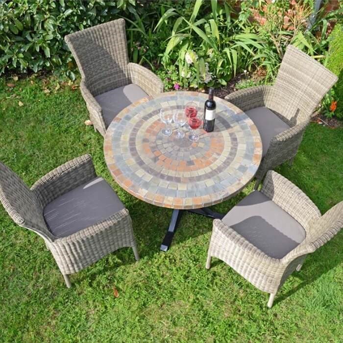 Montpellier Dining Table With Ascot Chairs Set