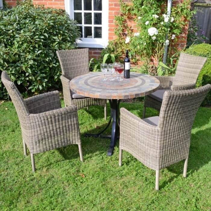 Monterey Dining Table With Dorchester Chairs Set
