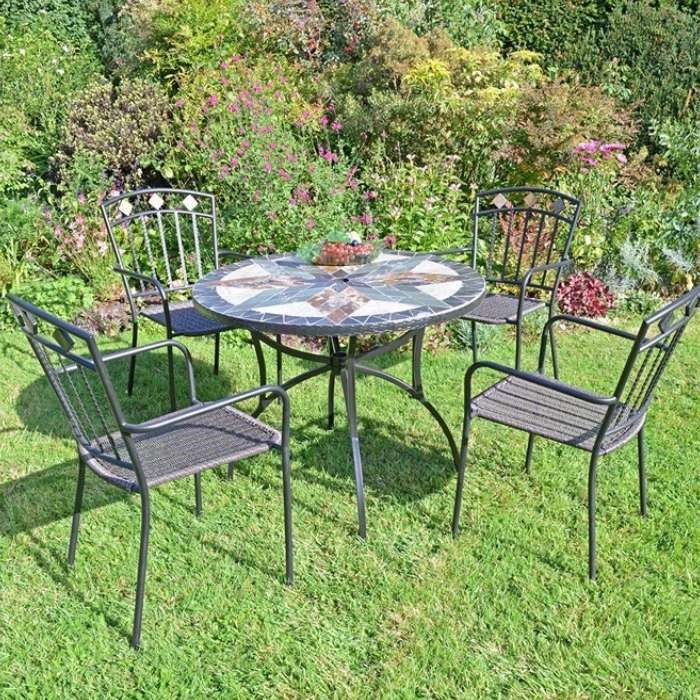 Montilla Patio Table With Malaga Chair Set