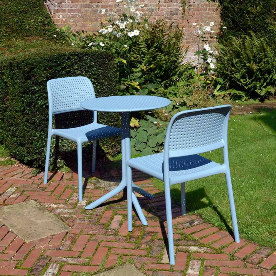Step Table With Bistrot Chair Set
