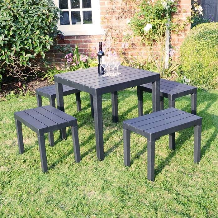 Roma Dining Table With Roma Chairs Set