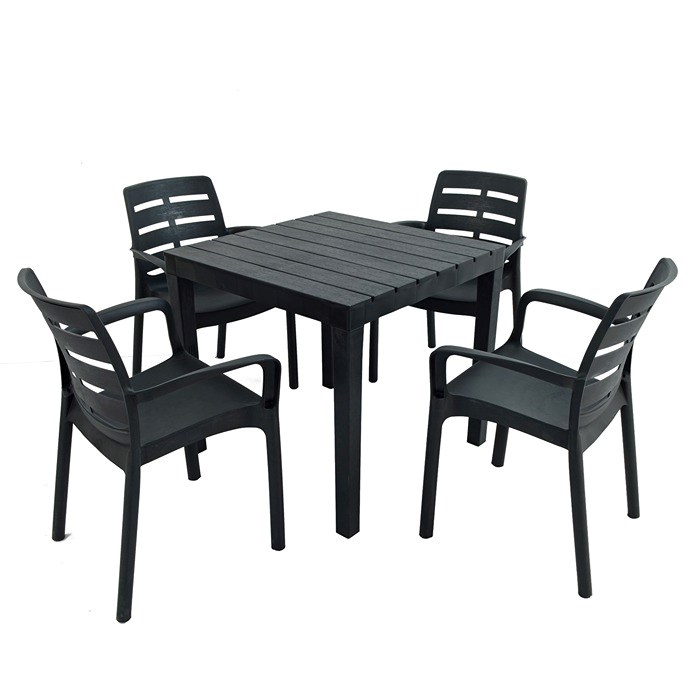 Roma Dining Table With Siena Chairs Set